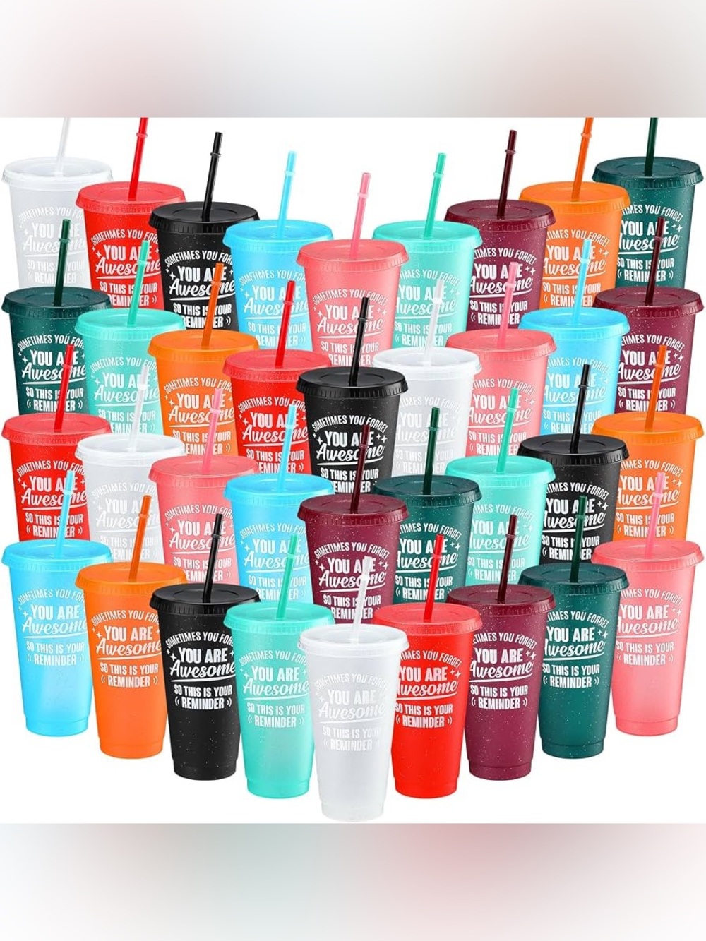 Inbagi 36 Pack Thank You Gifts You Are Awesome Cup Bulk Back to School Gift 24 o